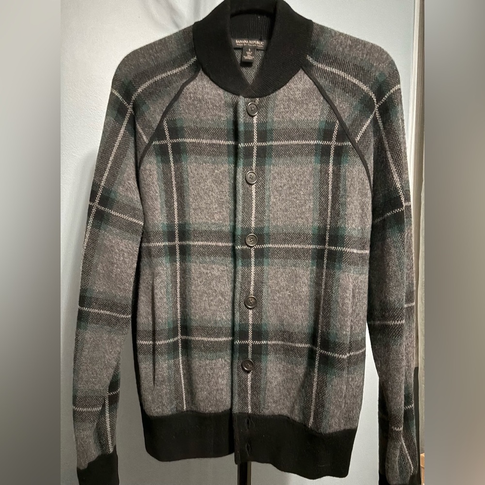 Banana Republic Wool Bomber Cardigan